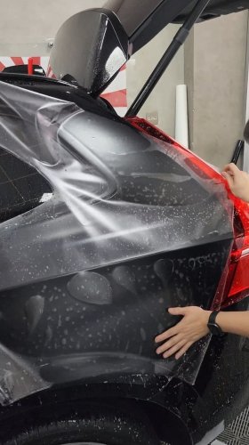 Aplicação de película PPF automotiva no Tatuapé pela Auto Music Sound